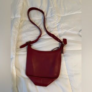 Vintage red Coach bag